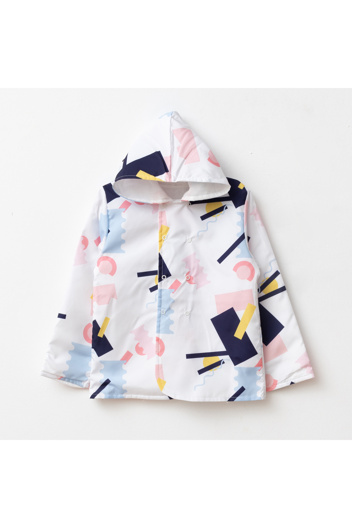 tinibud Terletmeyen Çift Taraflı Erkek Çocuk Yağmurluk 2-5 Yaş %100 Pamuk Müslin Astarlı fotoğrafı 3 (önizleme)