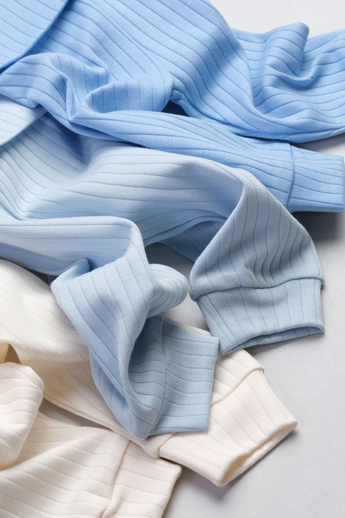 Bondberro 3'lü Takım Yüksek Bel Kaşkorse Yeni Doğan ve Bebek Tayt ( Krem-Mavi-Bebe-Mavisi ) fotoğrafı 3 (önizleme)