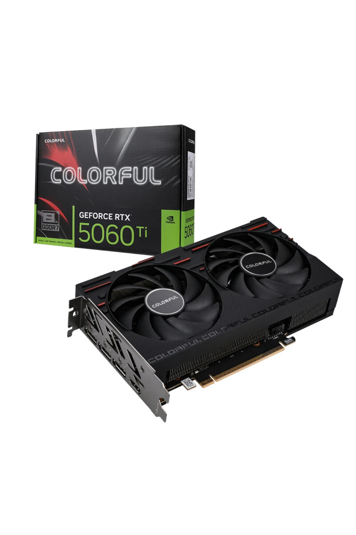Resim Colorful Gaming Duo RTX 5060 Ti 8GB GDDR7 128Bit (8GB-V) Ekran Kartı 