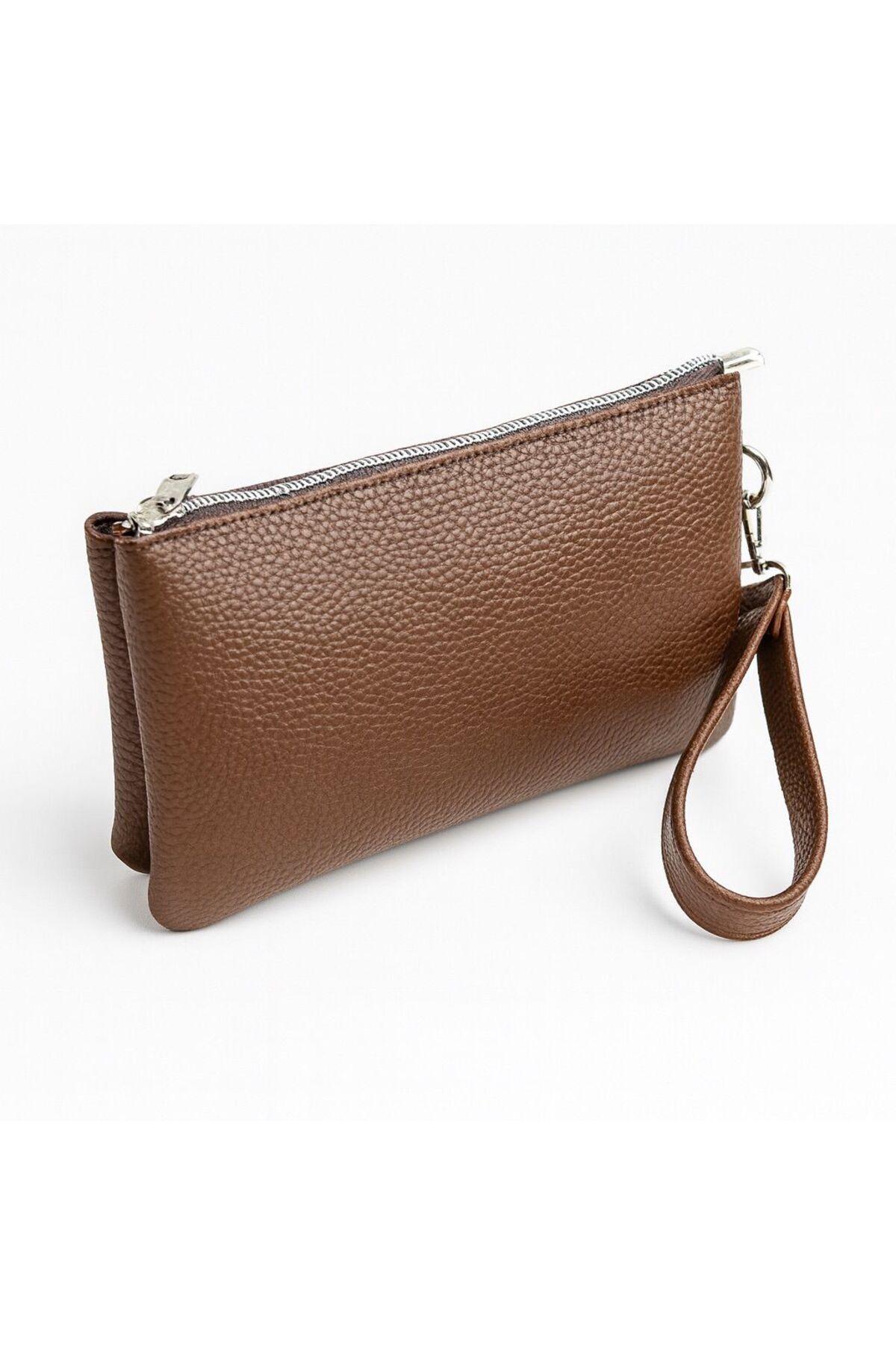 JR Boutique Erkek El Çantası 3 Bölmeli Slim Portföy-Çıkarılabilir Askılı Suni Deri Clutch Cüzdan görsel 4