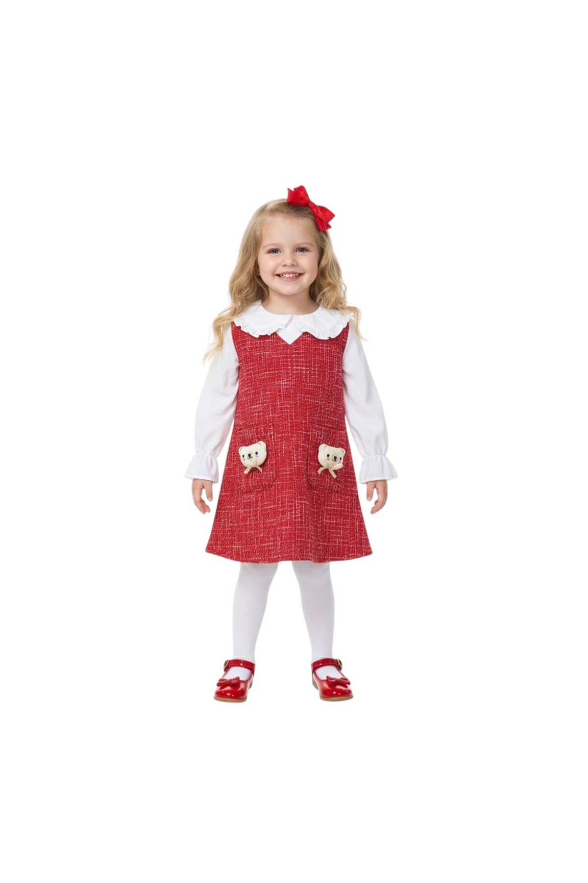 SeaBubbles Gömlekli Kız Çocuk Jile Elbise fotoğrafı 7 (önizleme)