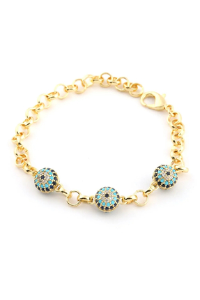 Mia Lia Design Modern Nazar Zincir Bileklik