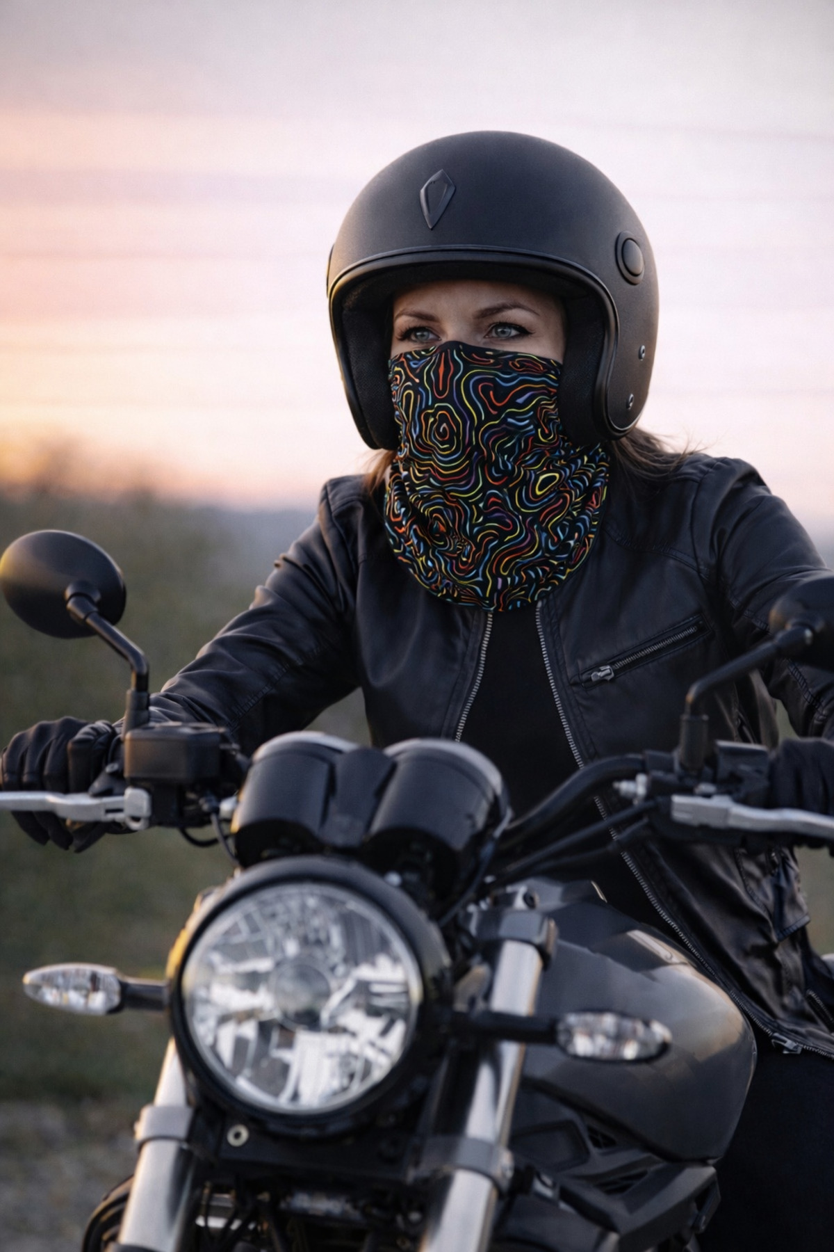 colizon Unisex Termal Buff Boyunluk - UV Korumalı Balaklava Tipi Outdoor Sporcu ve Motosiklet Maskesi görsel 3