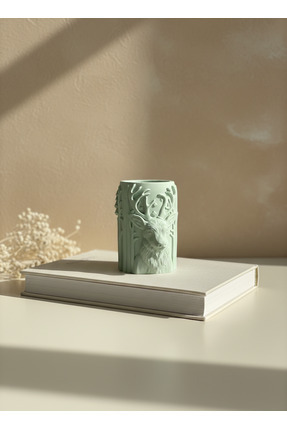 COLORMATE Geyik Figürlü Dekoratif Obje | Tealight Mumluk | Dekoratif | Hediye...