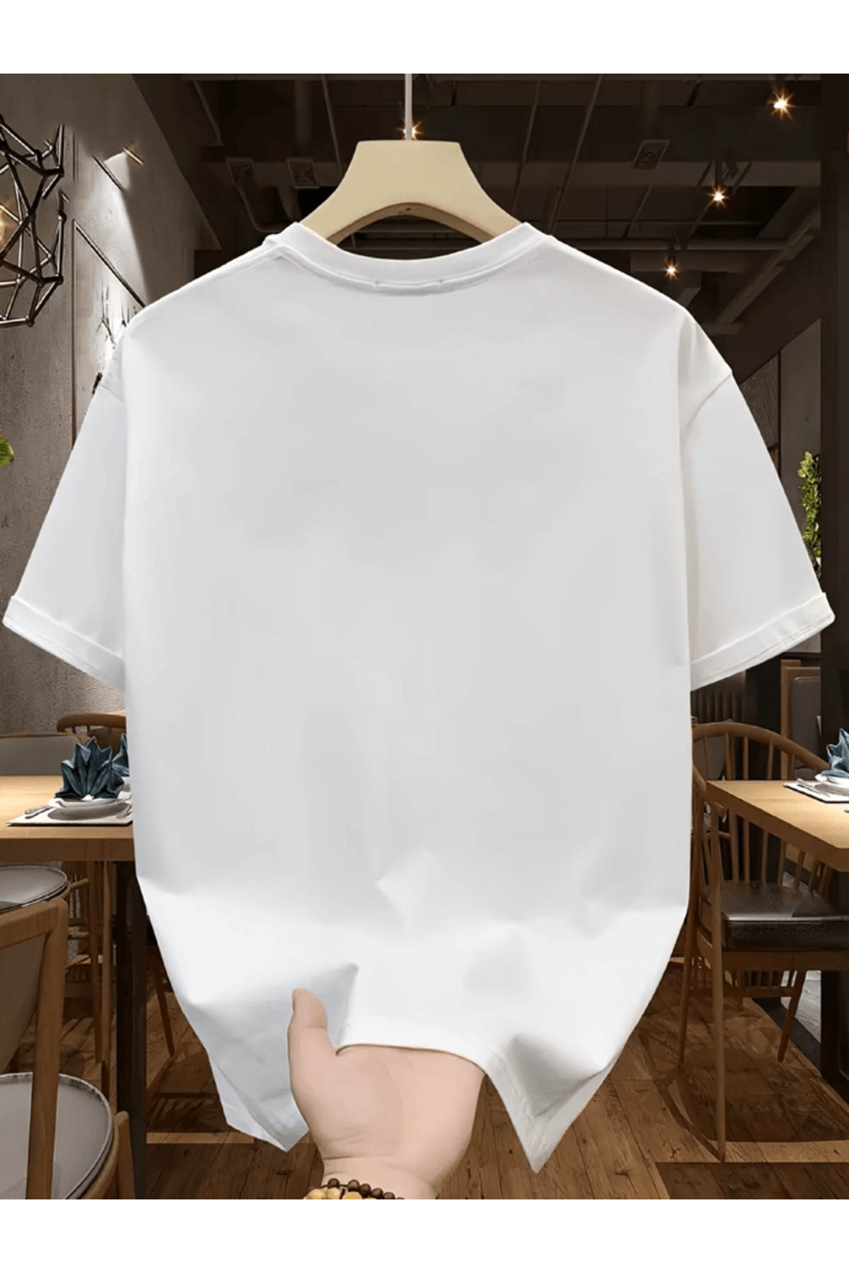 gencerco Japon Desen Baskılı Premium Oversize T-shirt görsel 2