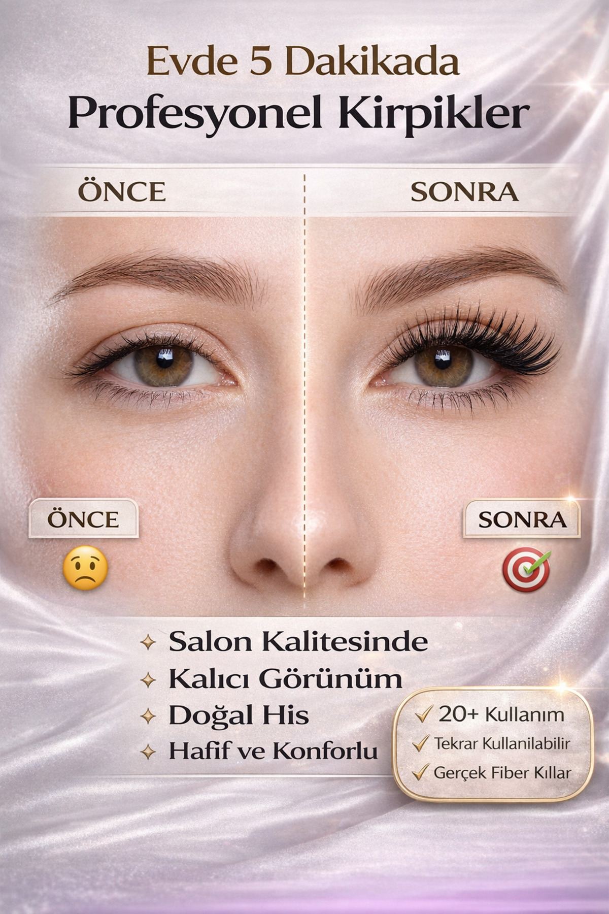 سیستم مژه At-Home Express / ست مژه خوشه‌ای مانگا-انیمه-کاسپلی / 10 مدل مختلف، شامل تمام تجهیزات — ست مژه FRCHSKA-EXPRESS — تصویر 3 از 7