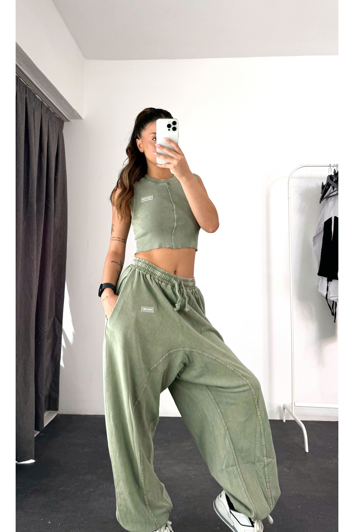 nona butik Set za pranje snega - zeleni