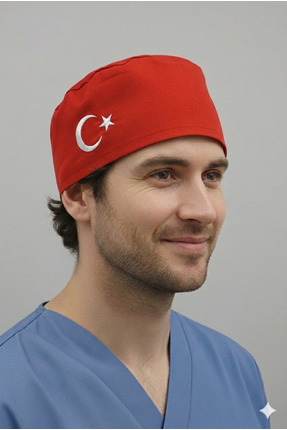 limitless medikal Ay yıldızlı aşçı bonesi chef bonesi şef bonesi ay yıldızlı ...