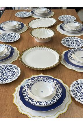 MD MİMOZA DEKOR Yemek Takımı 33 Parça 6 Kişilik Nancy