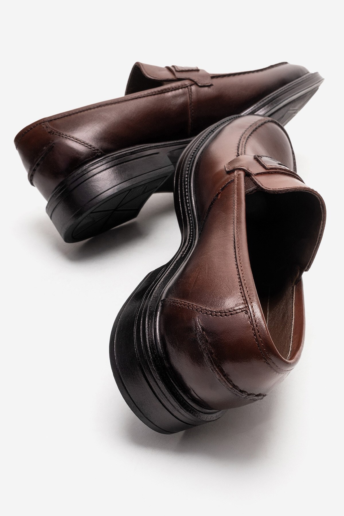 depderi  %100 Hakiki Deri, İç Dış Deri, Bağcıksız, Erkek Deri Ayakkabı - Görsel 4