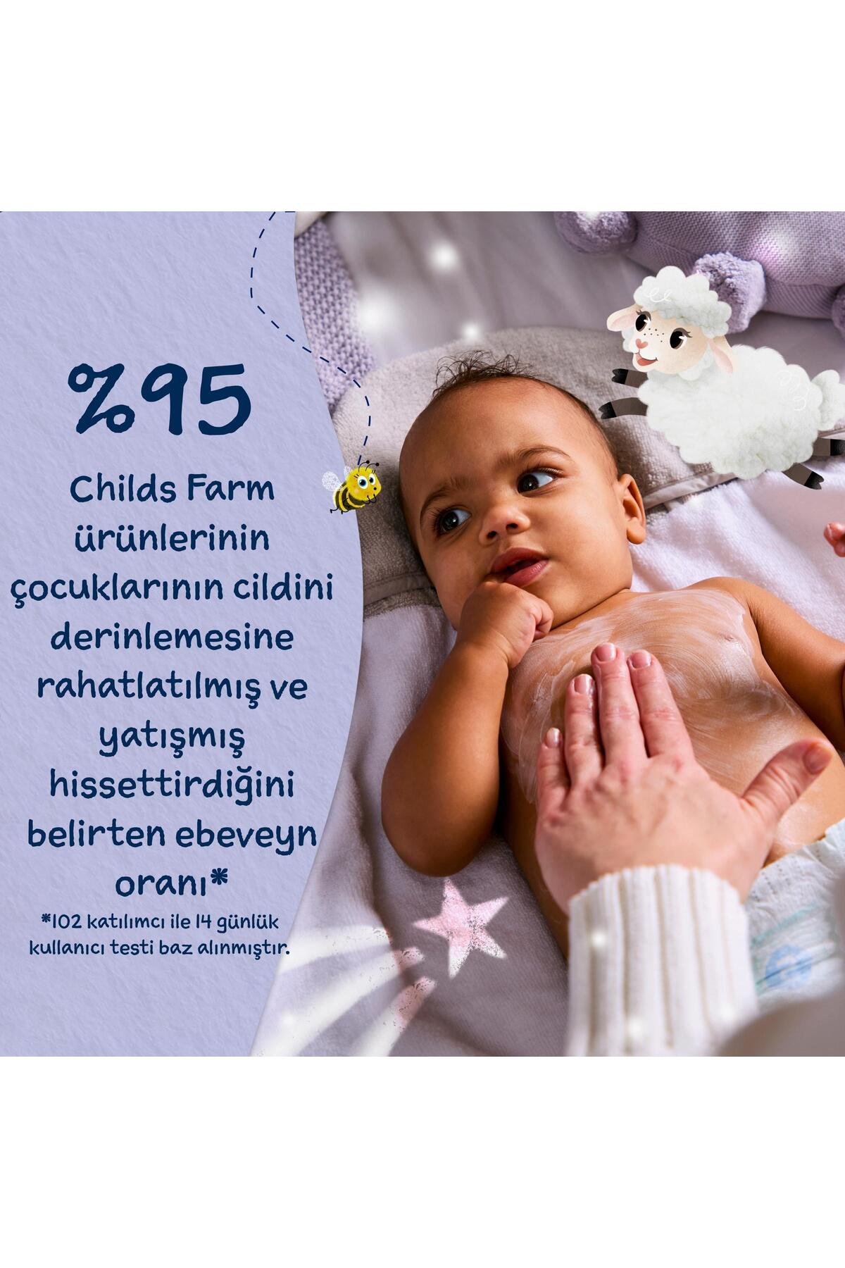 Childs Farm Uyku Zamanı Rahatlatıcı Masaj Losyonu – Lavanta & Ay Işığı Sütü 150 ml fotoğrafı 7 (önizleme)
