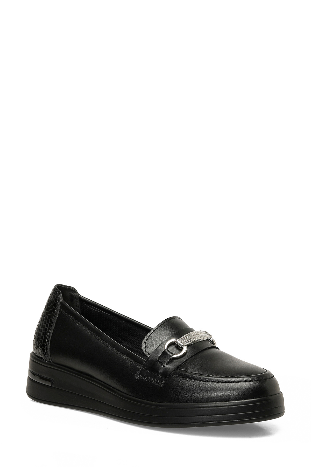 まろん Polaris 167125.Z6FX Siyah Kadın Loafer - Fiyatı, Yorumları