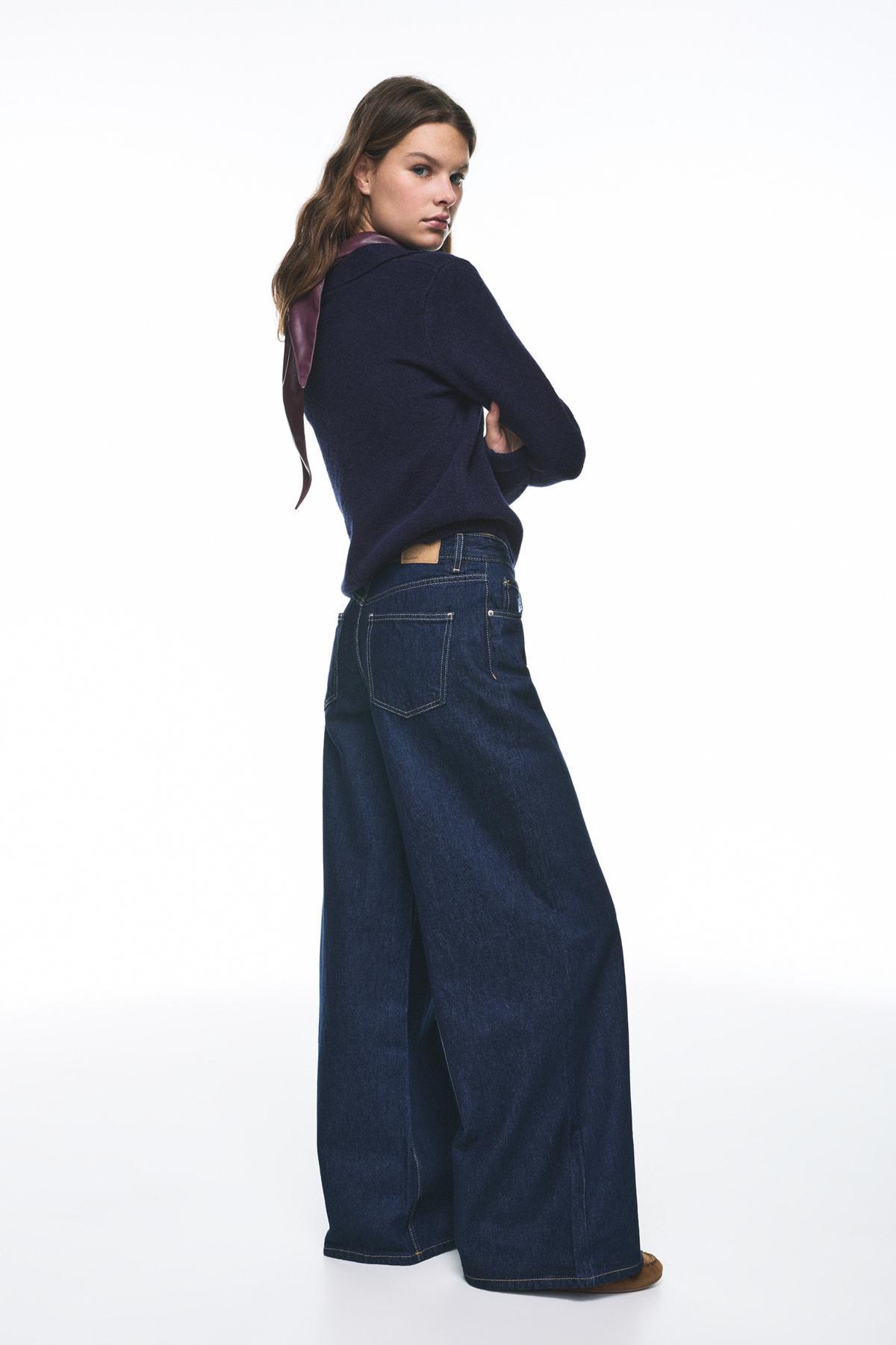 Pull & Bear  Geniş paça jean - Görsel 6