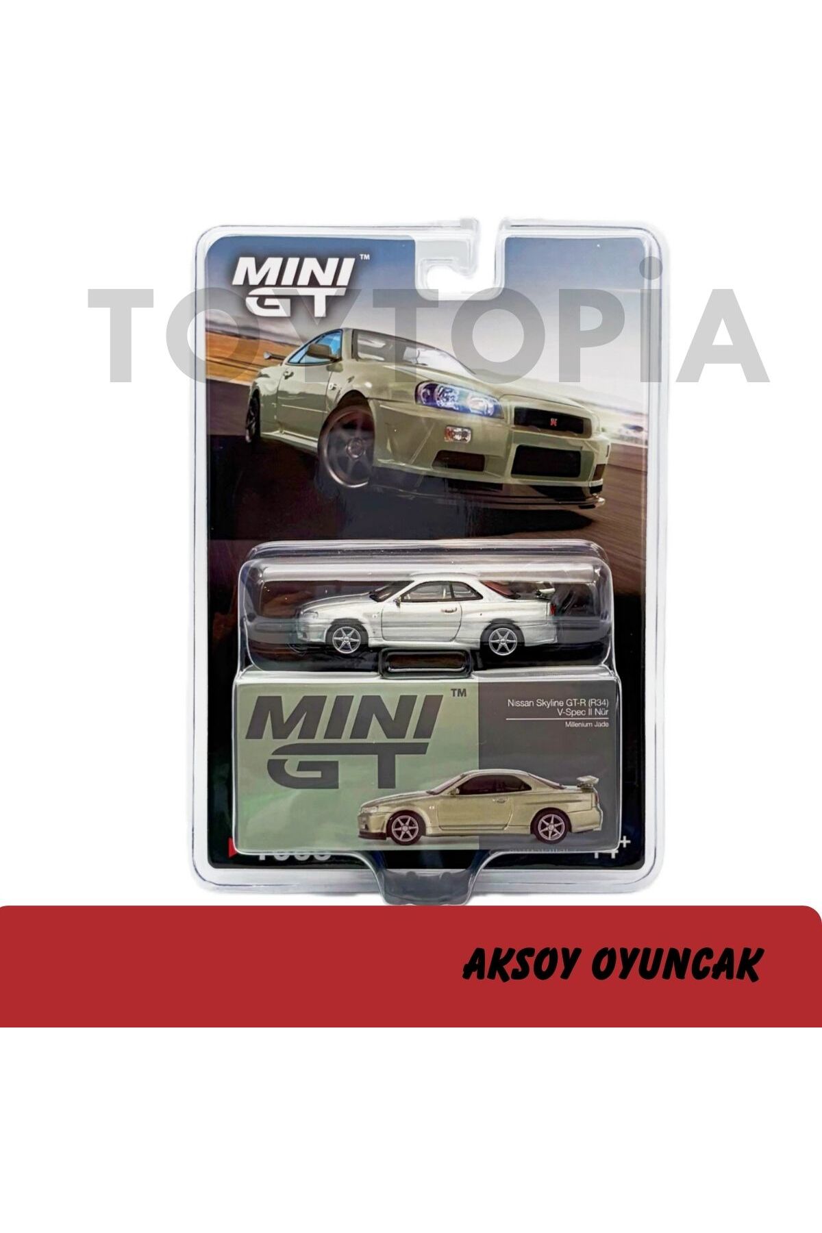 mini gt CHASE ! 1:64 Nissan GT-R (R34) V-Spec II Nür Millenium