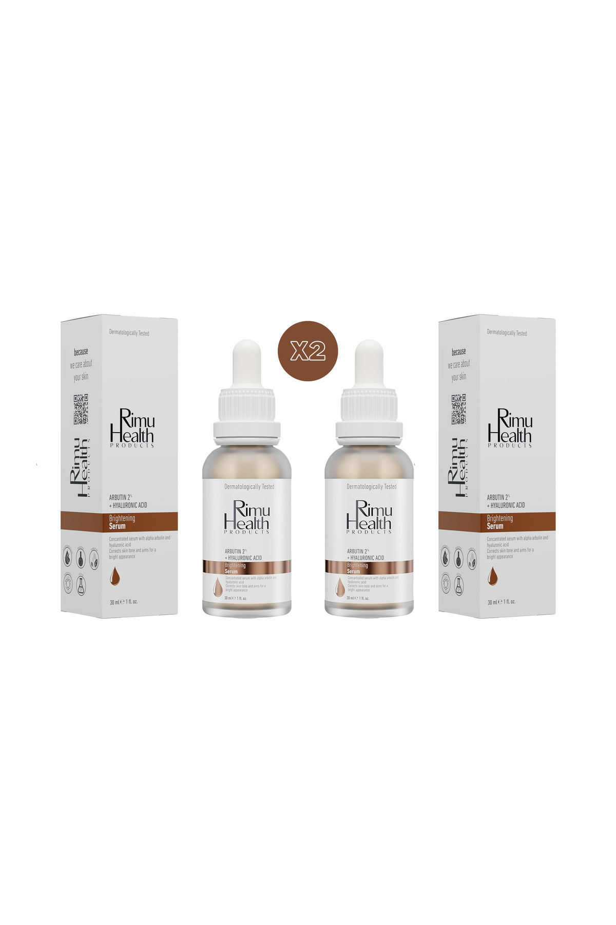 Leke Karşıtı, Cilt Tonu Eşitleyici Ve Aydınlatıcı Arbutin Serum 2 li Fırsat Paketi — RM000160 — تصویر 2 از 4