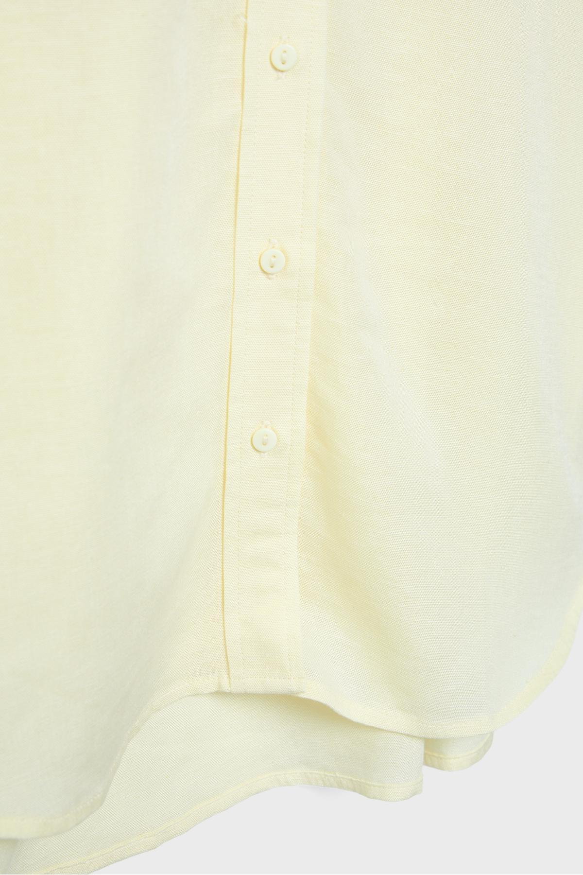 Stradivarius  Keten görünümlü dökümlü gömlek - Görsel 8