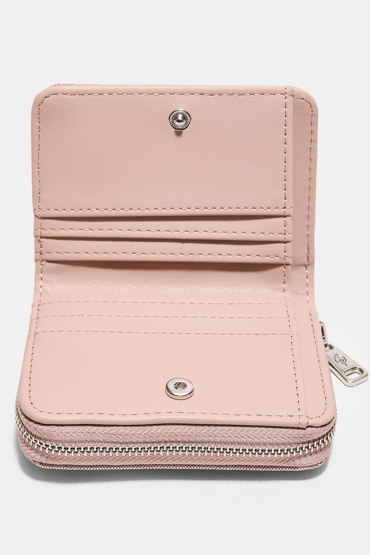 Stradivarius  Simli fermuarlı cüzdan - Görsel 3