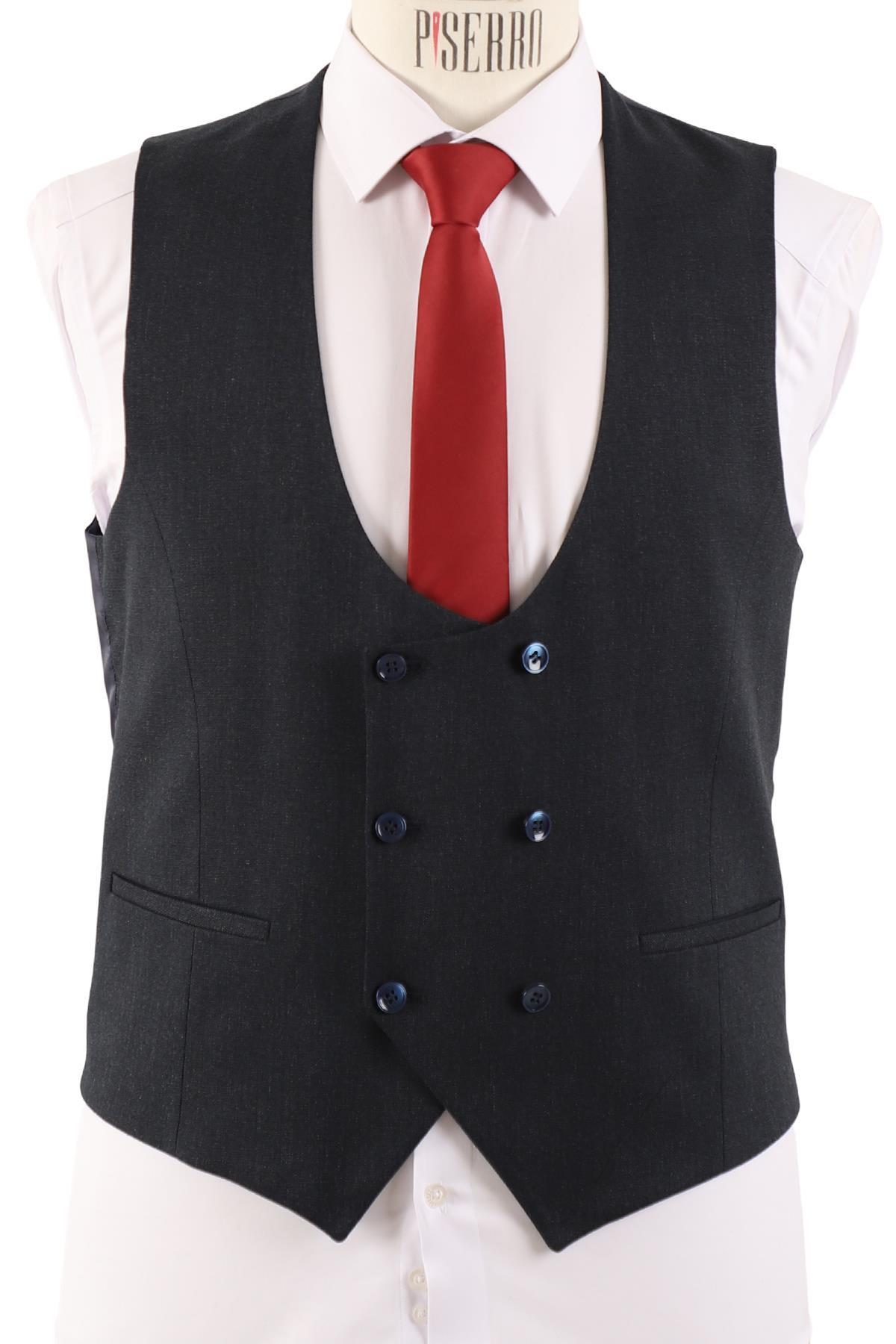 BRUEGEL Yelekli Takım Elbise Erkek Slim Fit görsel 6