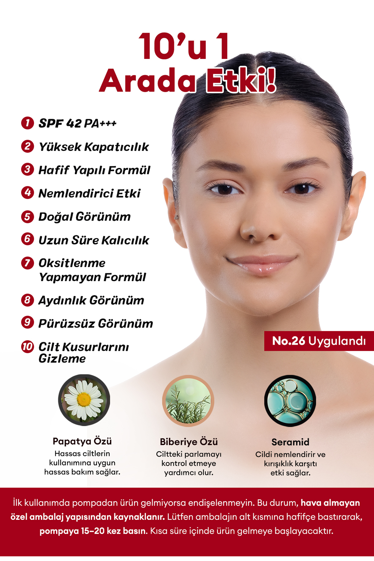 کرم BB چند منظوره M Perfect Cover با پوشش عالی و SPF42PA+++ شماره 26 حجم 50ml