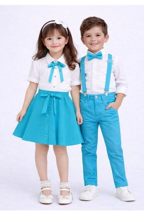 Nacar 23 Nisan 29 Ekim (tişört tütü etek) - (Gömlek-Askı-Papyon- pantolon) al...