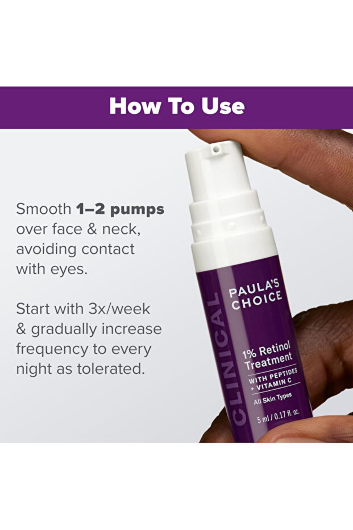Paulas Choice CLINICAL 1% Retinol Face Moisturizer Treatment with