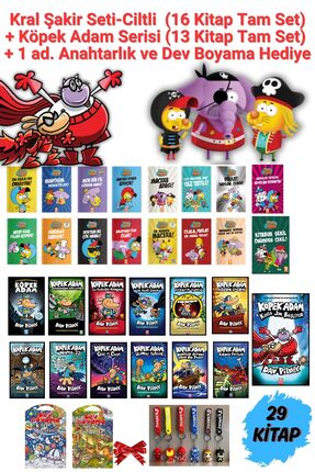 Eksik Parça Yayınları Kral Şakir 16 Kitap + Köpek Adam 13 Kitap Toplam 29 Kit...