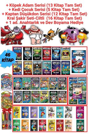Eksik Parça Yayınları 46 Kitap Dev SET!!- Kral Şakir 16 Kitap +Köpek Adam 13 ...