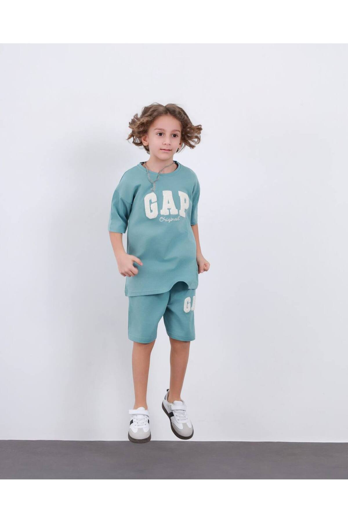 Jolly Kids Boy's Short Sleeve Shorts Suit