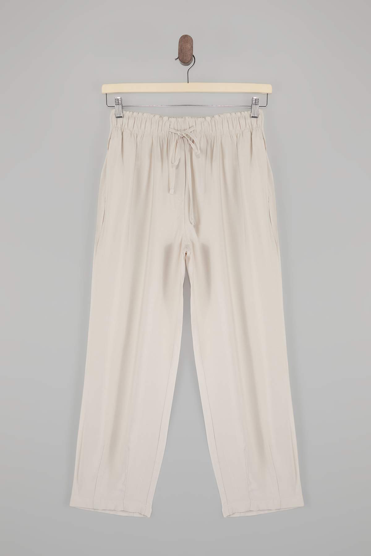 Trendyolmilla  Taş Beli Lastikli Tensel Pantolon TWOSS26PL00070 - Görsel 6