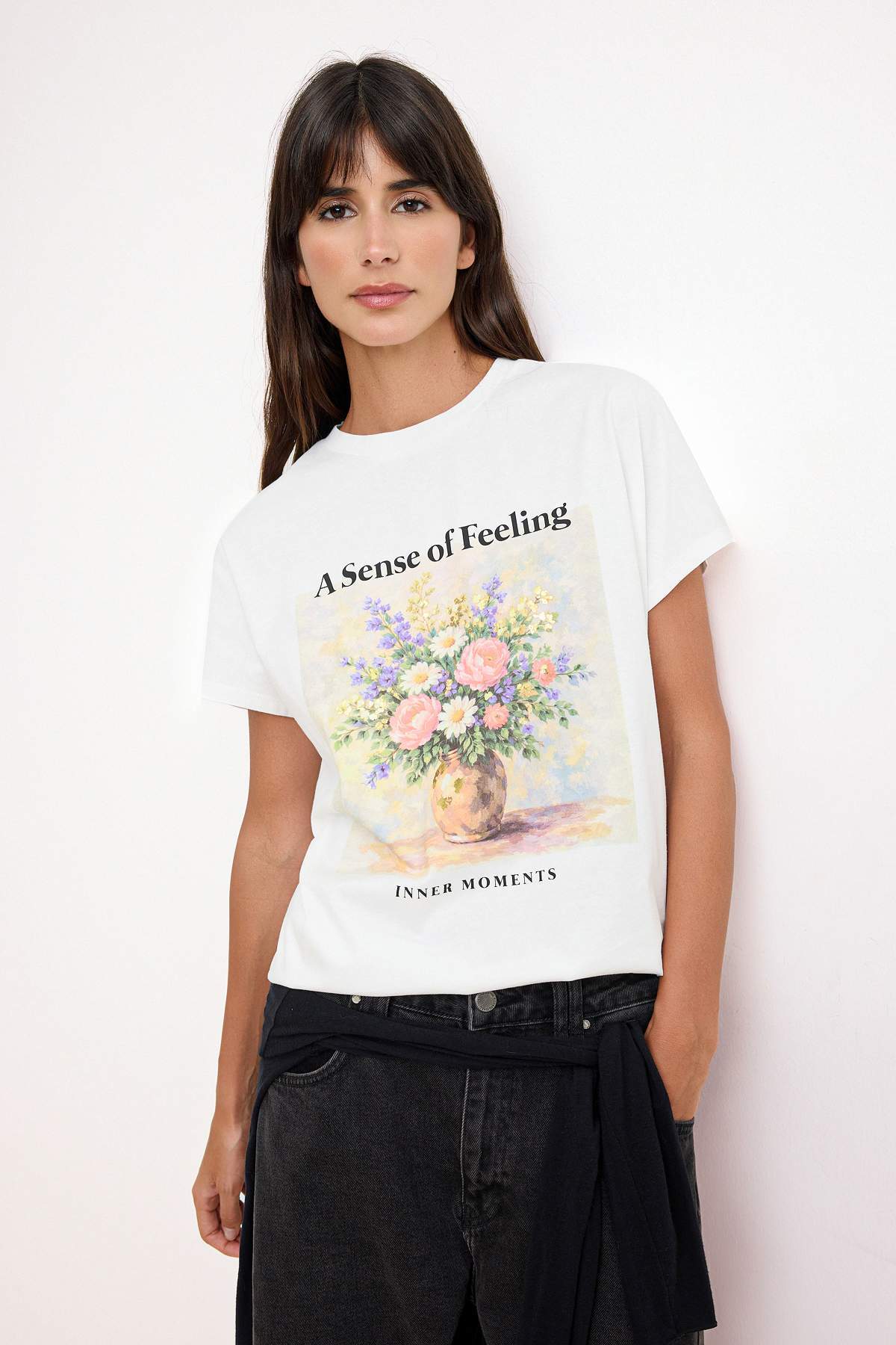 zenska-t-shirt-majica-sa-cvjetnim-printom