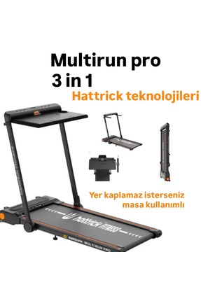 Hattrick Walking Pad Multi Run Pro 3'ü 1 Arada ( Yürüyüş Koşu Ve Masa ) Fonks...