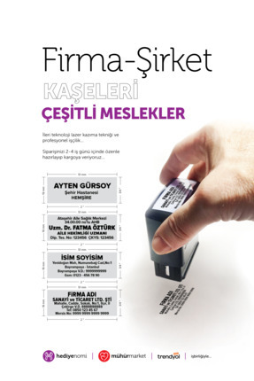 HEDİYENOMİ Firma Kaşesi, Şahıs Şirketi Kaşesi, Limited Şirket Kaşesi, Anonim ...