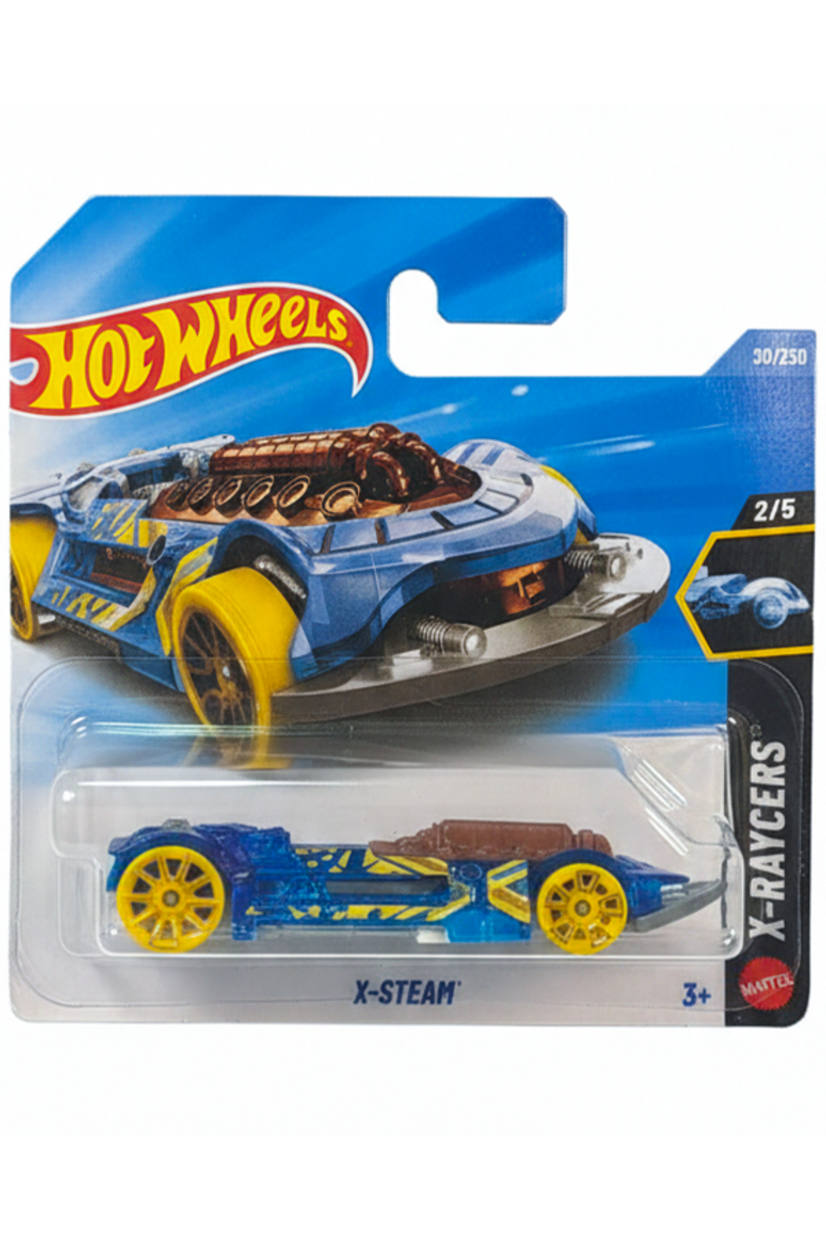 HOT WHEELS X-Raycers X-Steam 1/64 ölçek 30/250 JJJ01-N521 2026