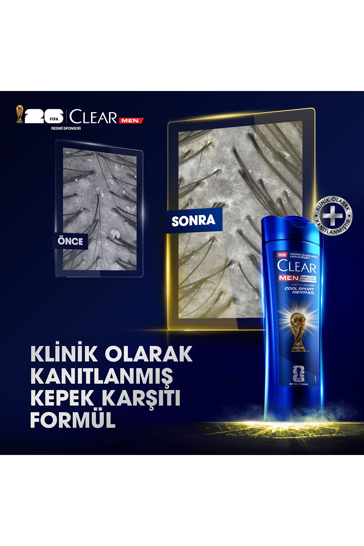 Men Kepeğe Karşı Etkili Şampuan Cool Sport Menthol 350 ml x3 — SET.UNİ.2783 — تصویر 6 از 9