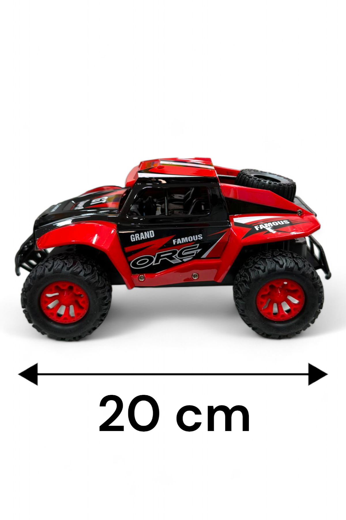 YILDIRIM OYUNCAK Uzaktan Kumandalı Şarjlı High Speed Racing Araba - 20 cm Full Fonksiyon Darbe Önleyici Arazi Arabası fotoğrafı 3 (önizleme)