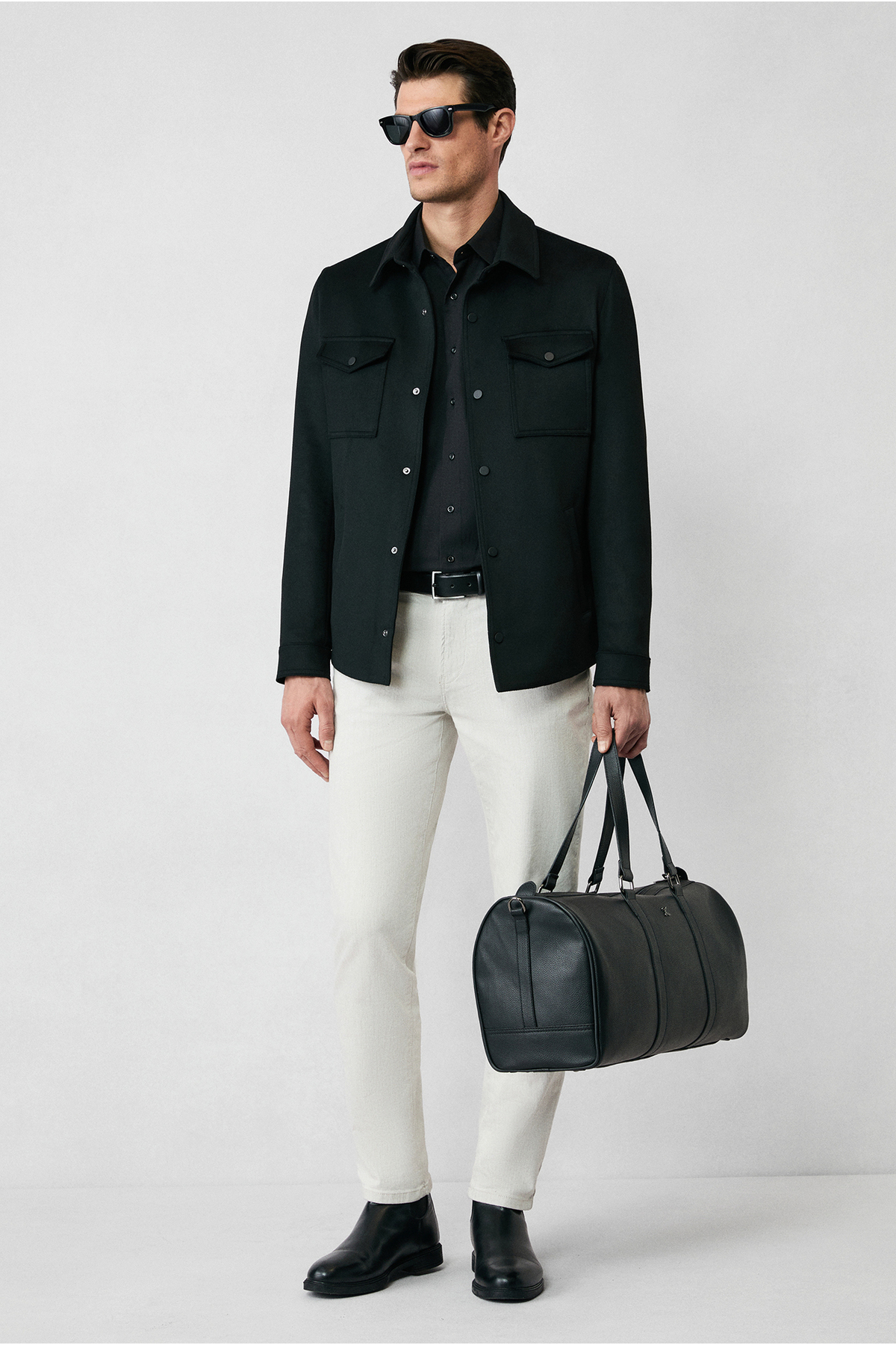 Kiğılı  Uzun Kol Regular Fit Klasik Yaka Pamuklu Kolay Ütülenebilir Cepli Oxford 4 Mevsim Gömlek - Görsel 5