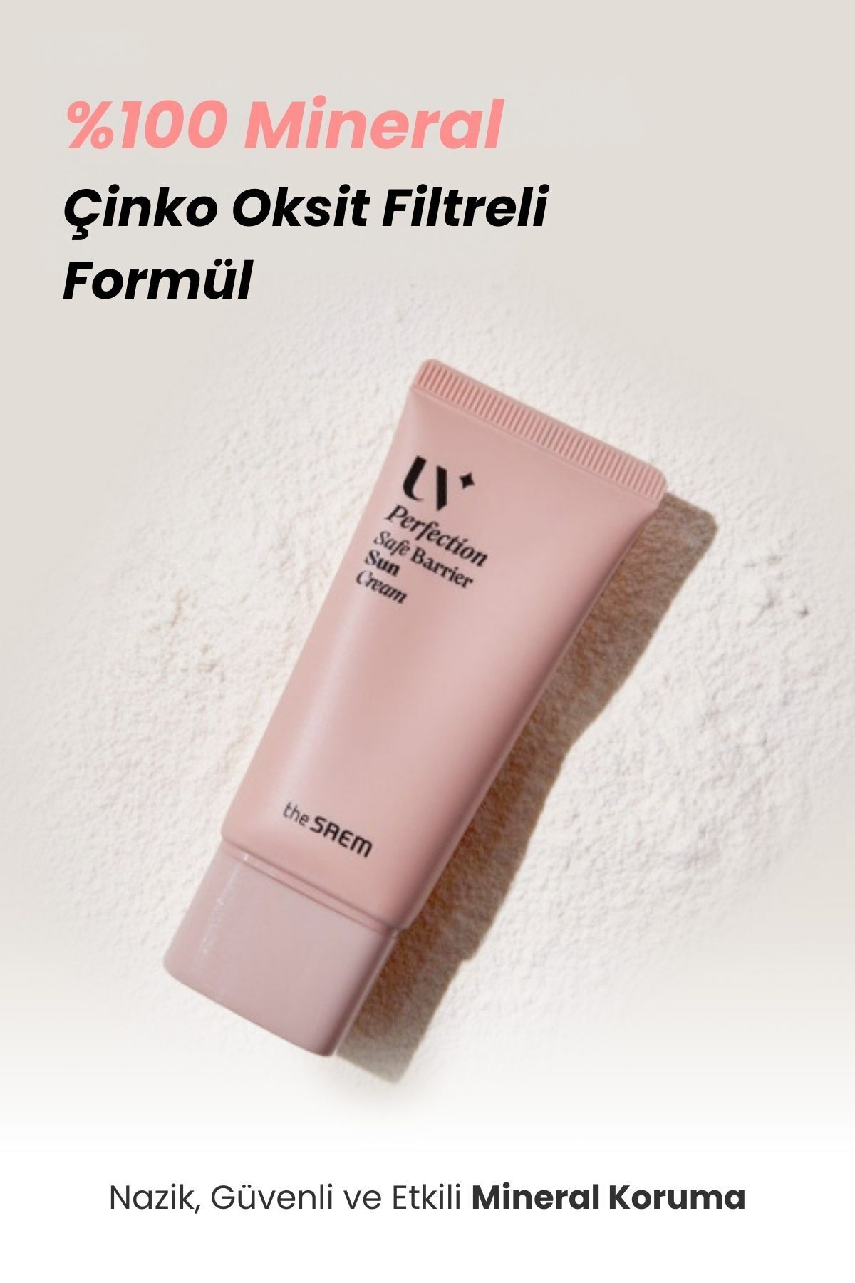 UV Perfection Safe Barrier Sun Cream SPF50+ PA++++ / Bariyer Koruyucu Mineral Güneş Krem Set — TheSaemUVPerfectionSafeBarrier — تصویر 3 از 8