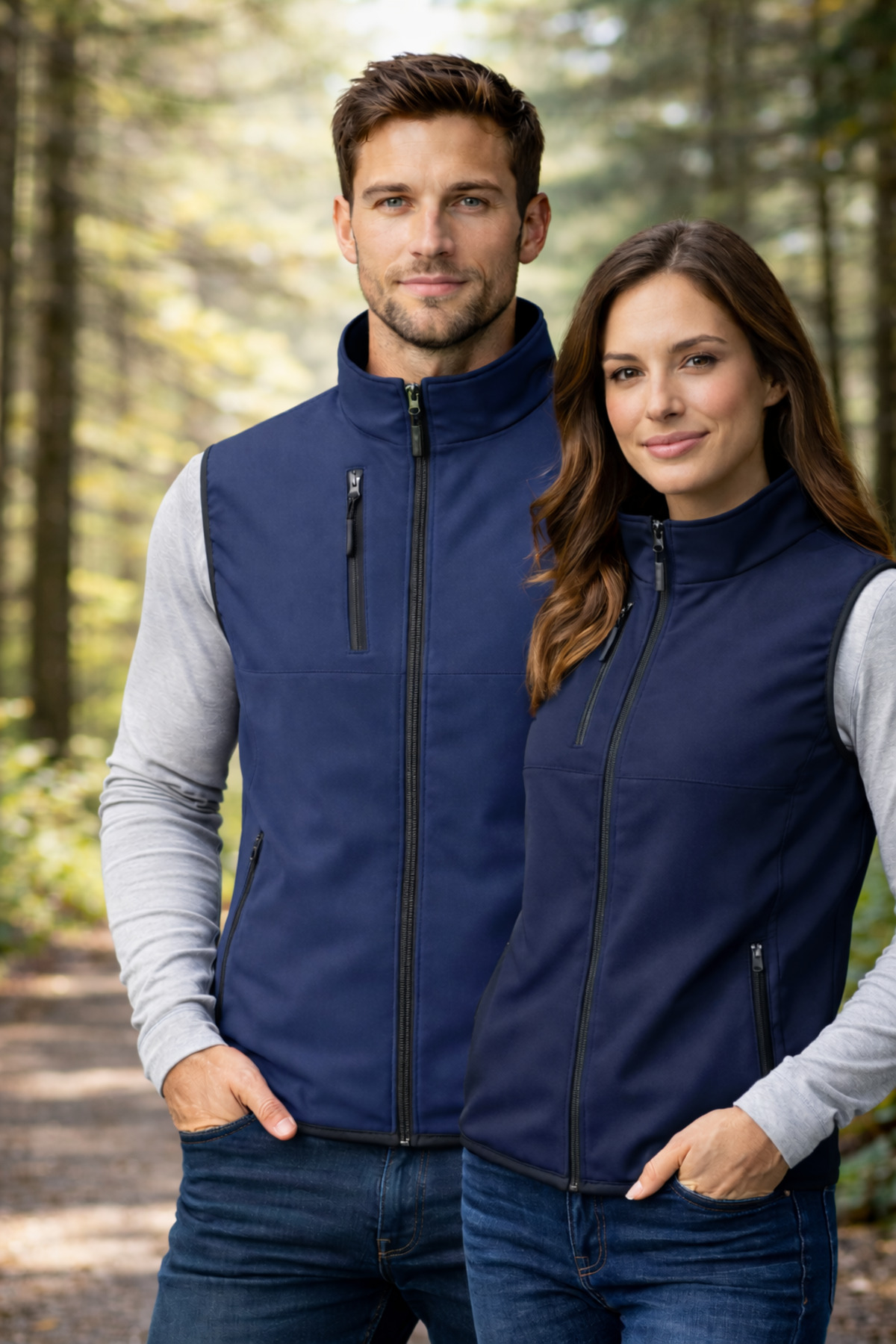 TOKER TEKSTİL Softshell Yelek, Rüzgar ve Su Geçirmez İş Yeleği, Günlük Kullanım