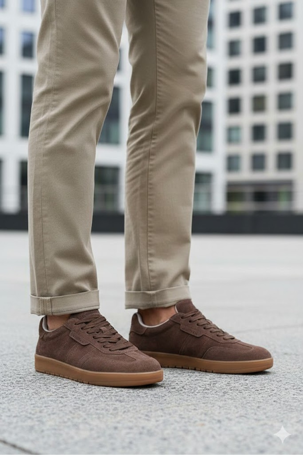 Lufian  Pele Erkek Deri Sneaker Ayakkabı Açık Kahve - Görsel 2