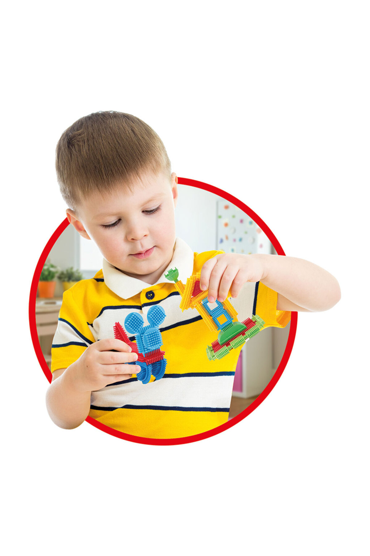 a v d a 120 Parça Kaktüs Blok Seti Renkli Kaktüs Bloklar Yapı Oyuncağı fotoğrafı 4 (önizleme)