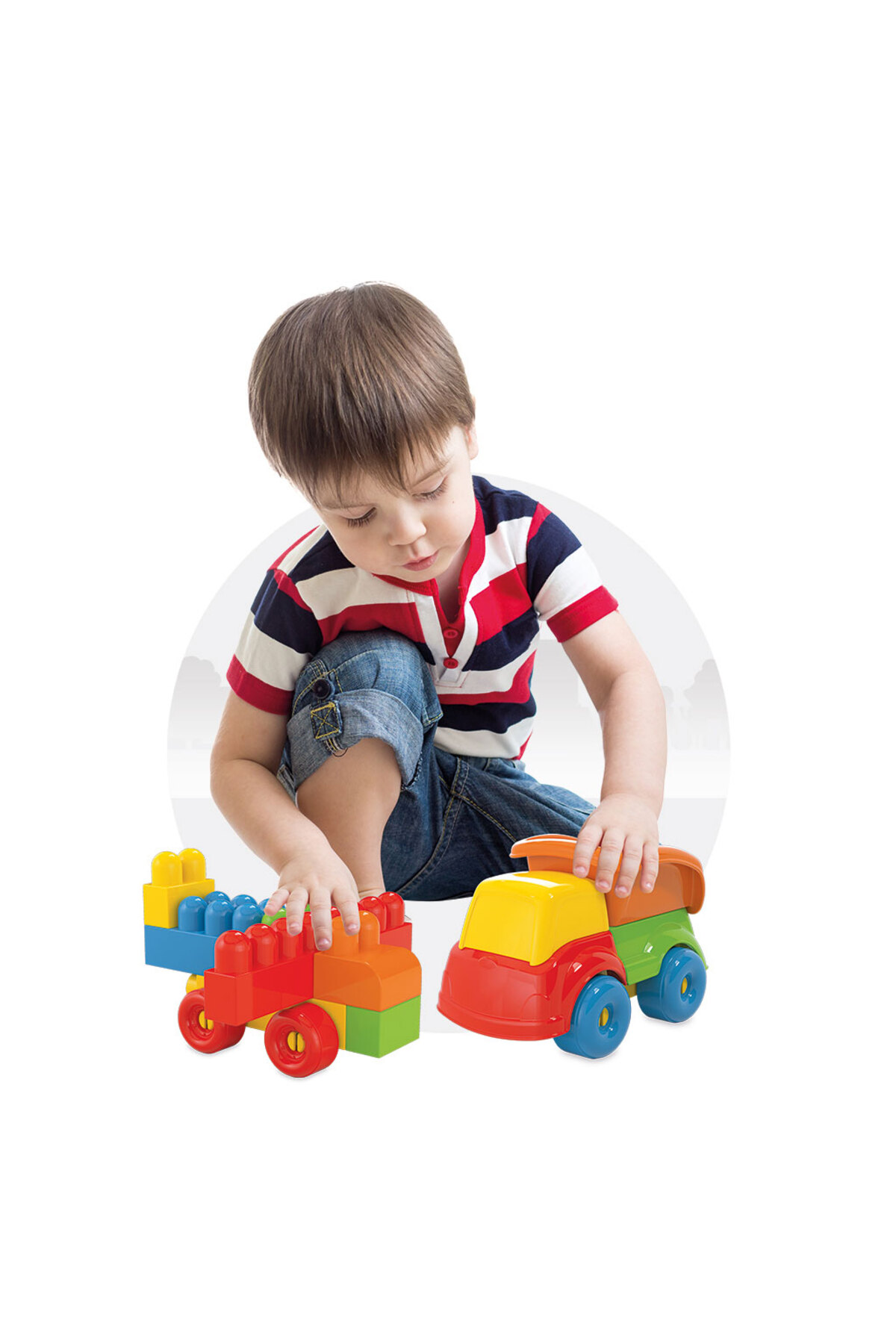 a v d a 100 Parça Çantalı Büyük Akıllı Blok Seti Eğitici Renkli Bloklar Yapı Oyuncağı fotoğrafı 5 (önizleme)