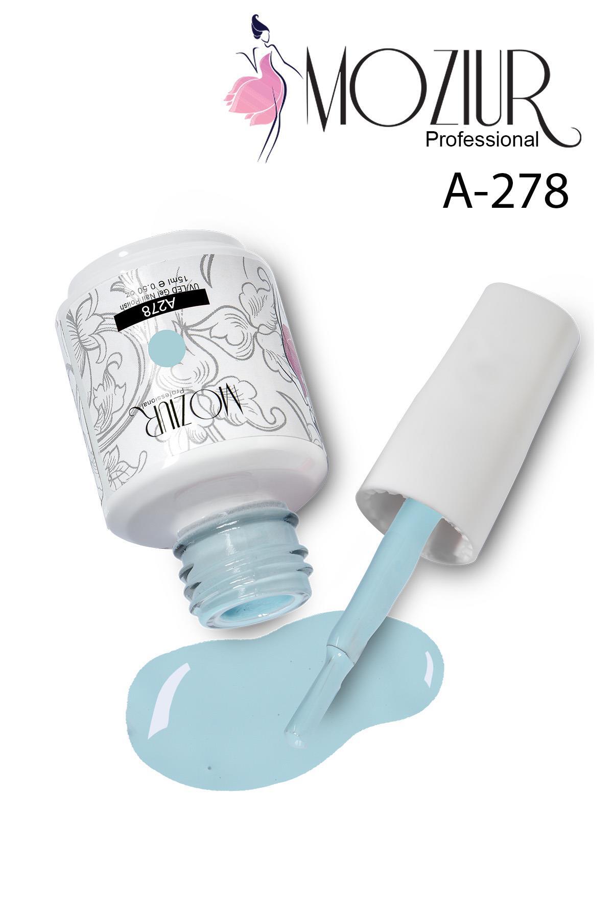 Kalıcı Oje UV Led A278 (MAVİ SERİSİ) 15ml — آبی 8683089009045 — تصویر 3 از 4