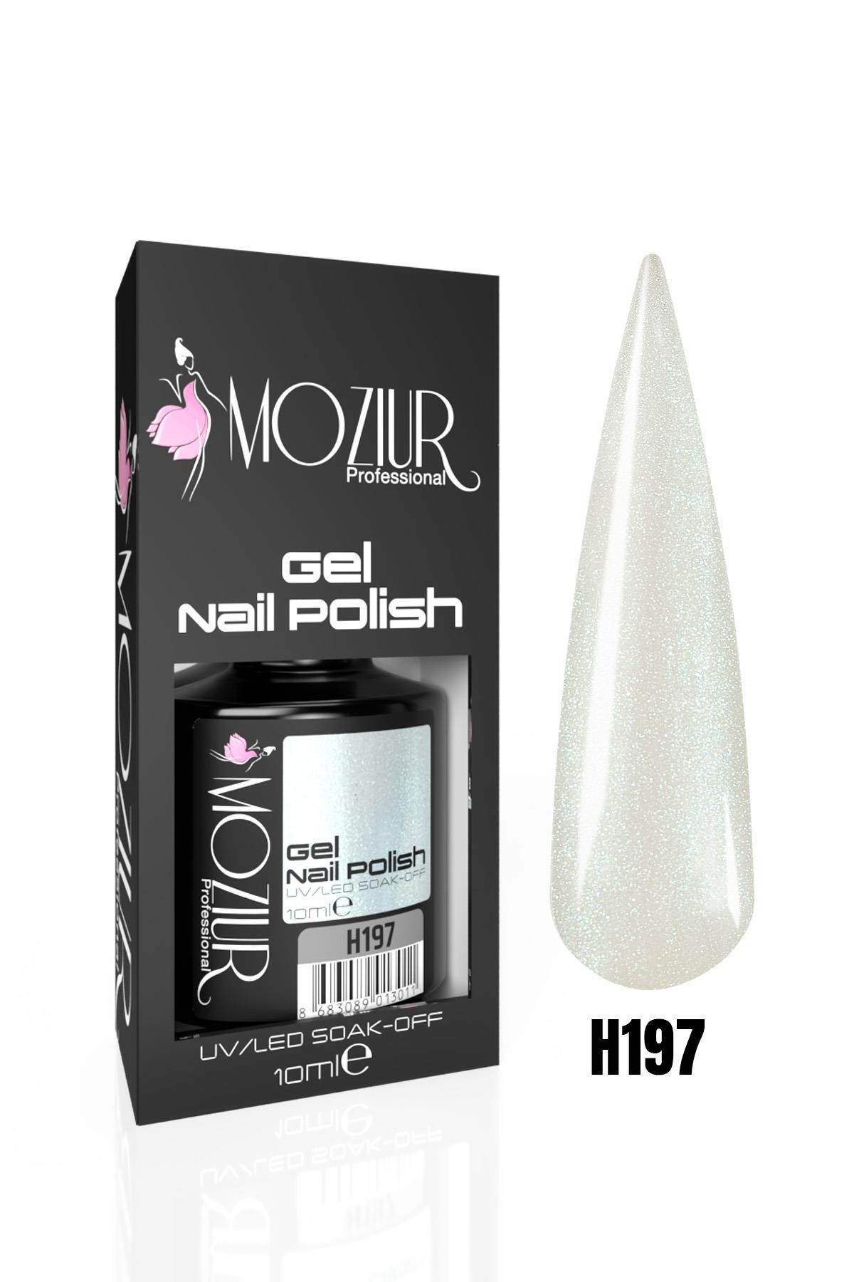 H197 Uv Led Kalıcı Oje (SEDEFLİ FRENCH BEYAZI) 10ml — سفید 8683089012311 — تصویر 2 از 3