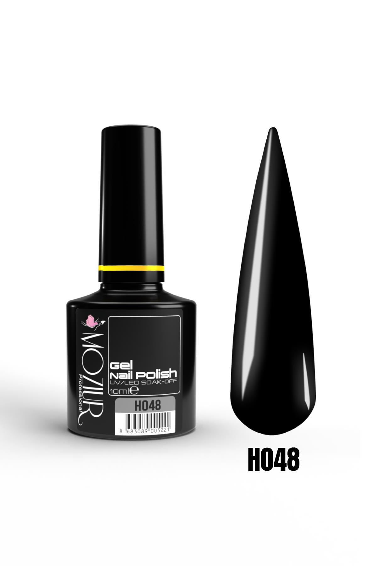 Kalıcı Oje Uv Led H048 SİYAH (ANA RENKLER) 10ml — مشکی 8683089004750 — تصویر 3 از 5