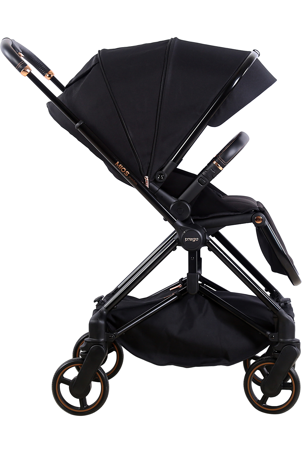 Prego Mios Premium Koldan Çift Yönlü Travel Sistem Bebek Arabası Siyah 2099 fotoğrafı 4 (önizleme)