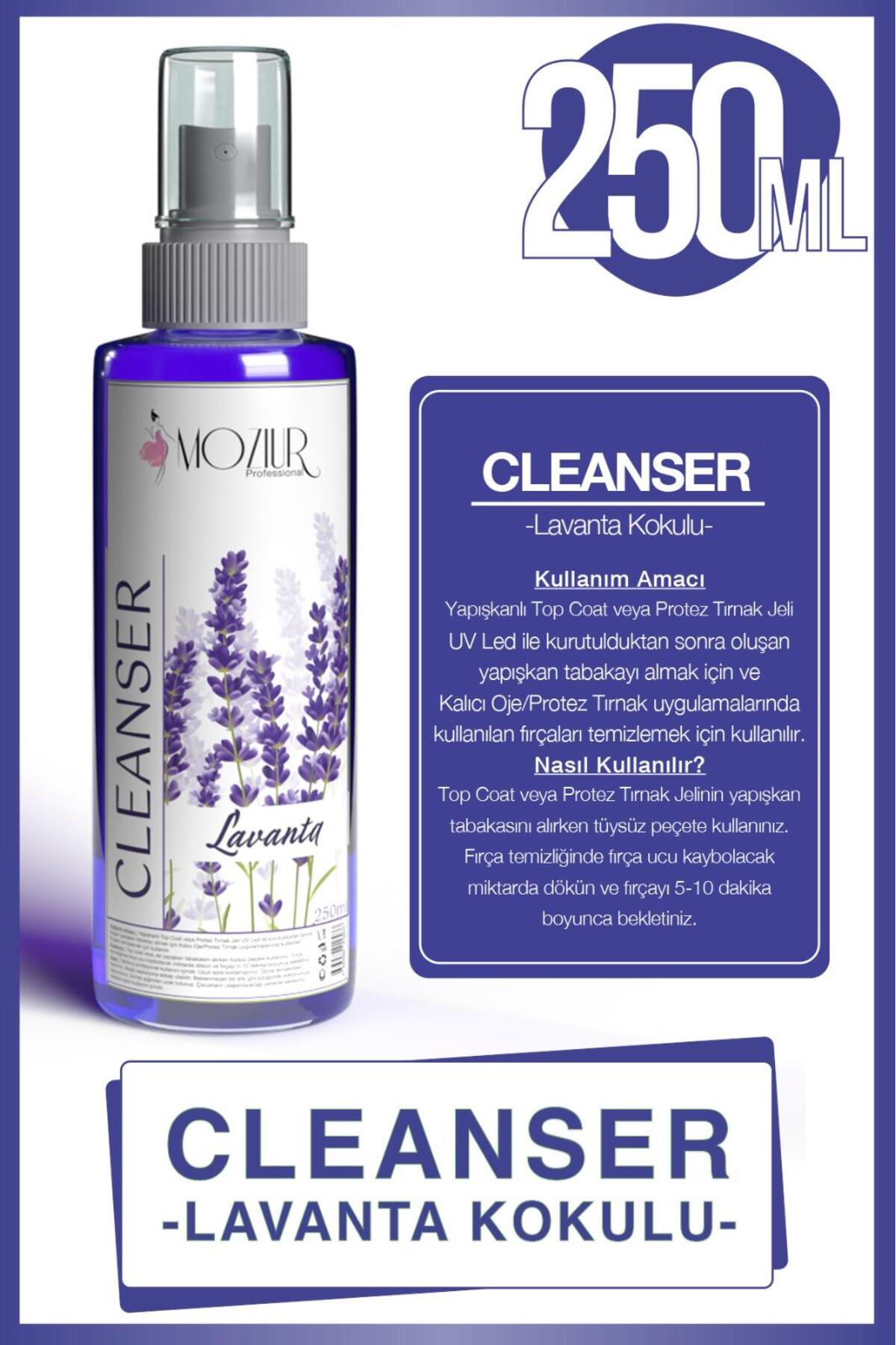 MOZIUR CLEANSER Lavanta Kokulu 250ML — بنفش 8683089016937