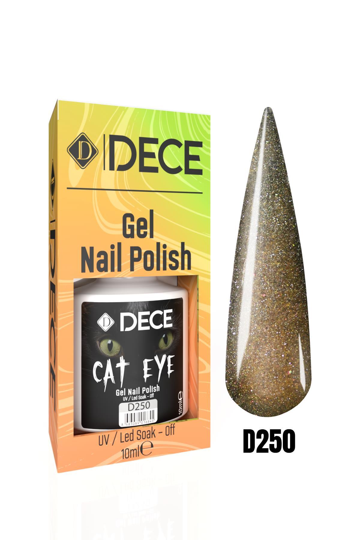 Kalıcı Oje Uv Led D250 (KEDİ GÖZÜ) 10ml — طلایی 868308901603603 — تصویر 2 از 2