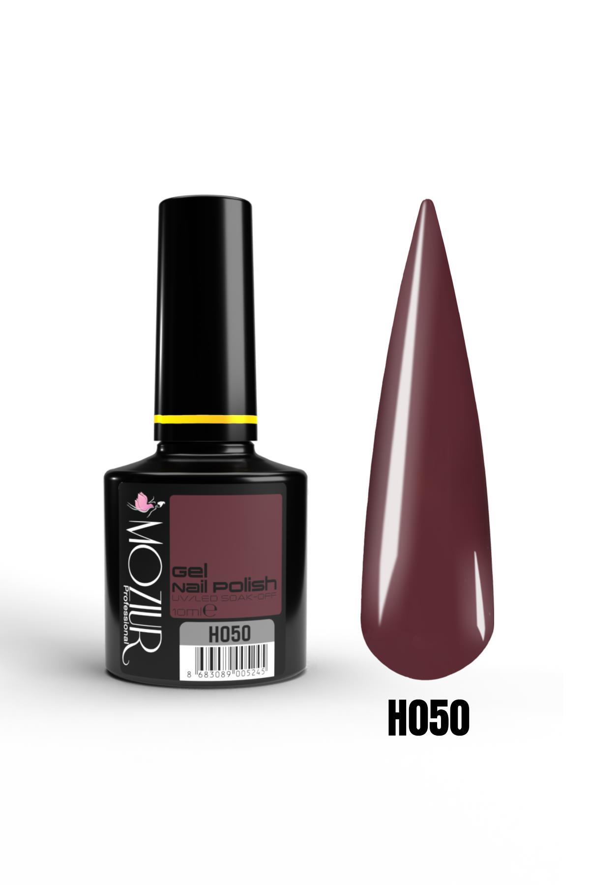 Kalıcı Oje Uv Led H050 (BORDO SERİSİ) 10ml — رنگارنگ 8683089004750 — تصویر 2 از 3