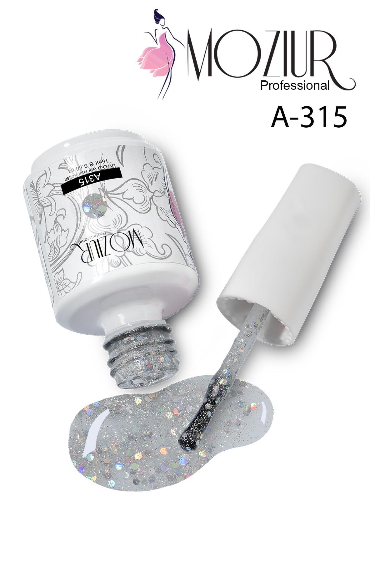 Kalıcı Oje UV Led A315 (SİMLİ SERİSİ) 15ml — رنگارنگ 8683089009045 — تصویر 3 از 4