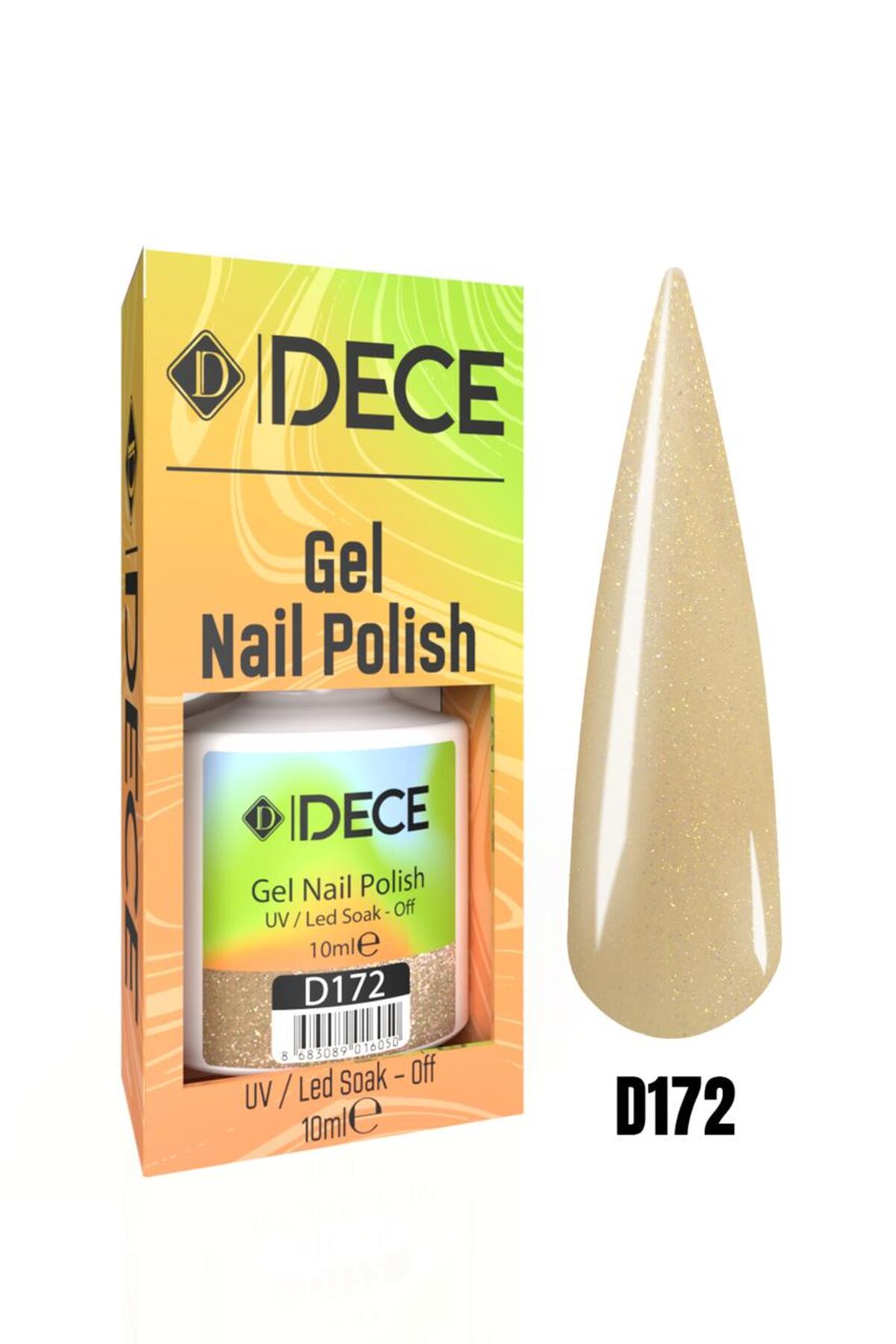 Kalıcı Oje Uv Led D172 (IŞILTILI SERİ) 10ml — بژ 868308901603603 — تصویر 2 از 2